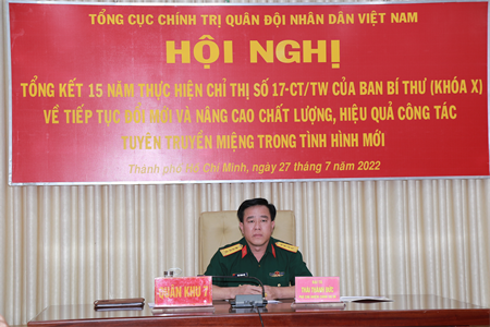 Toàn quân tiếp tục đổi mới, nâng cao chất lượng, hiệu quả công tác tuyên truyền miệng