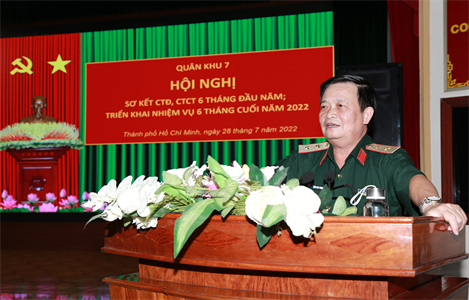 Quân khu 7 triển khai nền nếp, hiệu quả hoạt động công tác Đảng, công tác chính trị