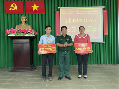 LLVT Quận 7 phối hợp hỗ trợ xây dựng nông thôn mới