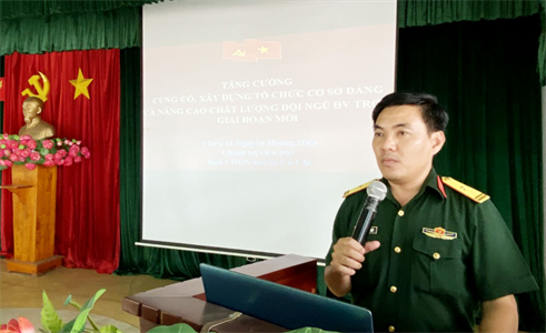 Đảng ủy Quân sự huyện Củ Chi: Quán triệt Nghị quyết hội nghị Trung ương 5, khóa XIII