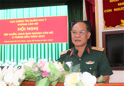 Phòng Cán bộ giao ban ngành cán bộ 6 tháng đầu năm 2022