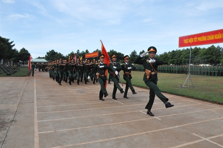 ​Quân khu 7 tưng bừng khí thế ra quân huấn luyện năm 2017
