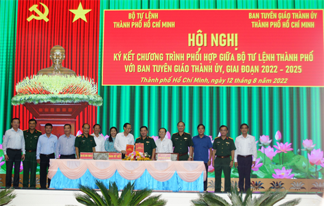 Bộ Tư lệnh TP.HCM: Phối hợp hiệu quả hoạt động công tác nội chính, tuyên giáo, dân vận trong tình hình mới