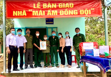 Niềm vui trong những căn nhà “Mái ấm đồng đội”