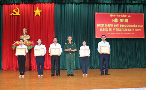 Bệnh viện Quân y 7A sơ kết 10 năm hoạt động Khu chẩn đoán và điều trị kỹ thuật cao