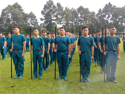 LLVT huyện Củ Chi khai mạc huấn luyện võ chiến đấu dân quân tự vệ