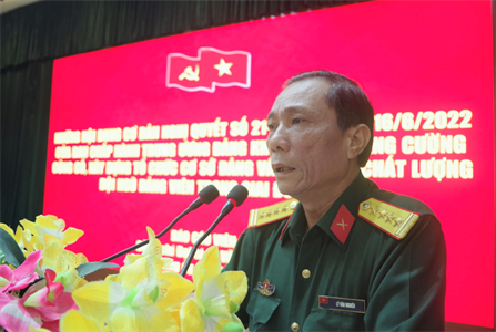 Đảng ủy Sư đoàn 317 học tập Nghị quyết Trung ương 5, khóa XIII