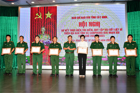 Tây Ninh sơ kết công tác tìm kiếm, quy tập hài cốt liệt sĩ giai đoạn XXI (mùa khô 2021-2022)