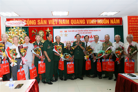 Ban liên lạc Cựu chiến binh Trung đoàn 174 họp mặt ngày truyền thống