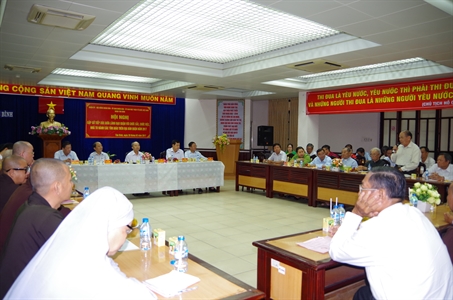 Cộng đồng tôn giáo Q.Tân Bình chung  tay xây dựng địa phương giàu đẹp