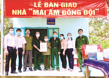 Niềm vui trong những căn nhà “Mái ấm đồng đội”