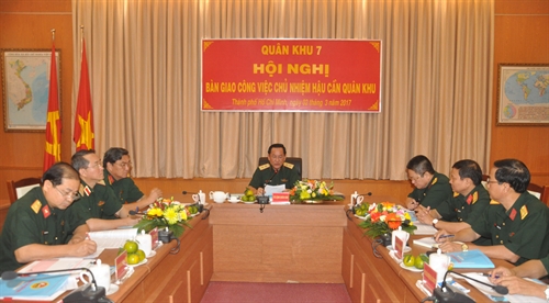Hội nghị Bàn giao Chủ nhiệm Hậu cần Quân khu 7