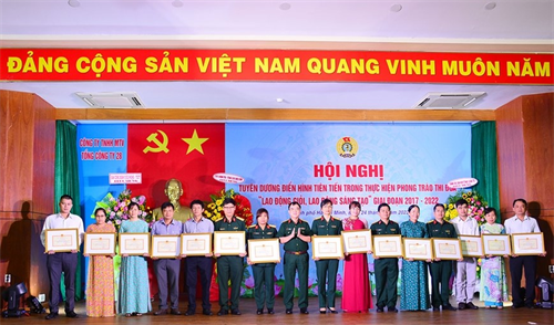 Tổng công ty 28 tuyên dương điển hình “Lao động giỏi, lao động sáng tạo” giai đoạn 2017-2022