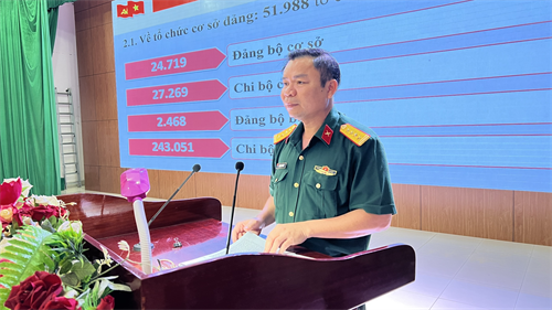 Đảng ủy Quân sự tỉnh BR-VT quán triệt Nghị quyết Hội nghị lần thứ năm Ban chấp hành Trung ương Đảng khóa XIII