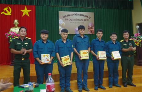 Ban CHQS thị xã Bình Long sinh nhật tập thể quý 3 năm 2022