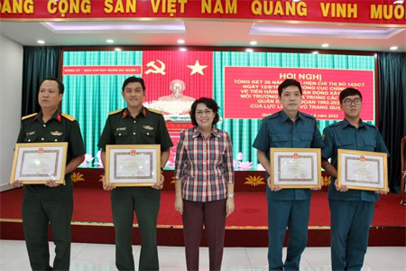 Quận 1 tổng kết 30 năm thực hiện Chỉ thị 143 của Tổng cục Chính trị