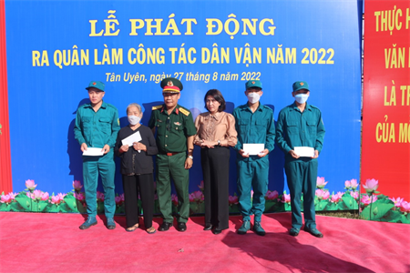 Thị xã Tân Uyên phát động làm công tác dân vận năm 2022
