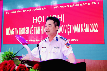 Bộ CHQS tỉnh BR-VT thông tin tình hình biển, đảo cho cán bộ, chiến sĩ LLVT tỉnh