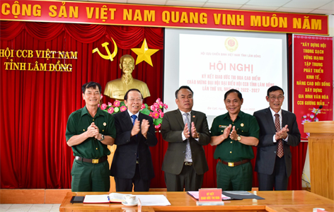 Hội Cựu chiến binh tỉnh Lâm Đồng ký kết giao ước thi đua cao điểm