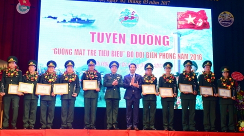 Tuyên dương “Gương mặt trẻ tiêu biểu” BĐBP