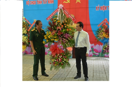 Mít tinh Kỷ niệm 71 năm Ngày truyền thống Lực lượng vũ trang tỉnh Tây Ninh