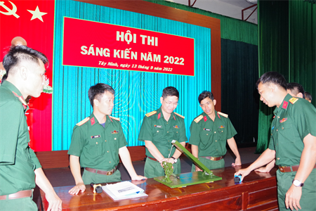 Sư đoàn 5 hội thi sáng kiến cải tiến kỹ thuật năm 2022