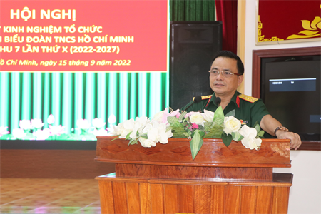 Rút kinh nghiệm Đại hội đại biểu Đoàn TNCSHCM Quân khu 7 lần thứ X (2022 - 2027)