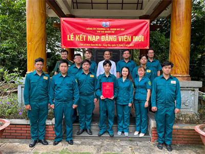 Phường 12, quận Gò Vấp: Phát triển Đảng trong thanh niên chuẩn bị nhập ngũ năm 2023