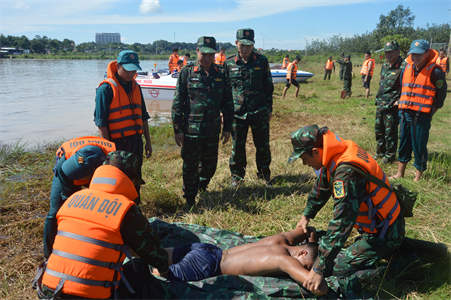 Chủ động nhân lực, phương tiện ứng phó thiên tai