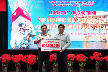 Vùng 2 Hải quân phối hợp tổng kết Chương trình “Satra vì biển, đảo quê hương”