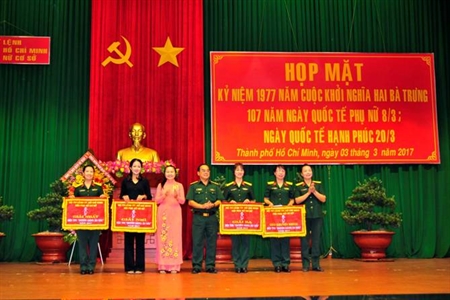 Hội phụ nữ LLVT TP.HCM kỷ niệm ngày Quốc tế Phụ nữ 8.3