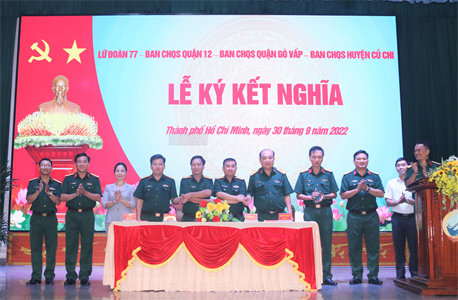 Lữ đoàn 77 đẩy mạnh hoạt động kết nghĩa