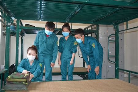 Nét chính quy ở Ban CHQS xã Chà Là