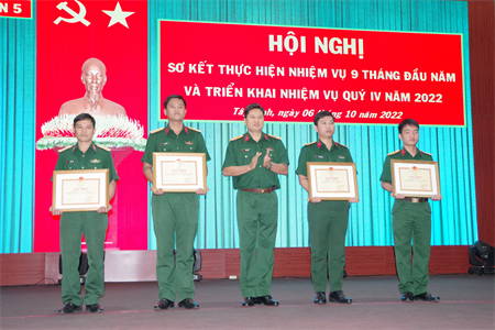 Sư đoàn 5 triển khai nhiệm vụ quý IV năm 2022