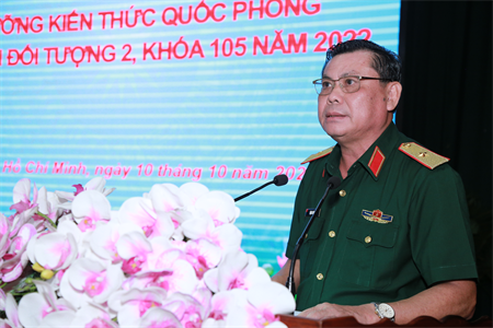 Trường Quân sự Quân khu 7 khai giảng lớp bồi dưỡng kiến thức quốc phòng, an ninh cho đối tượng 2