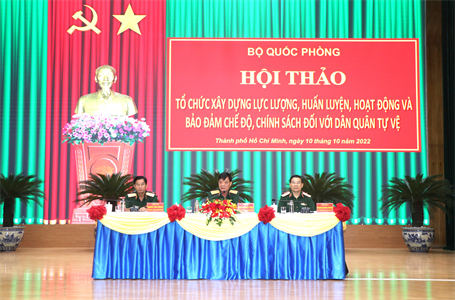 Quan tâm bảo đảm tốt chế độ, chính sách đối với dân quân tự vệ