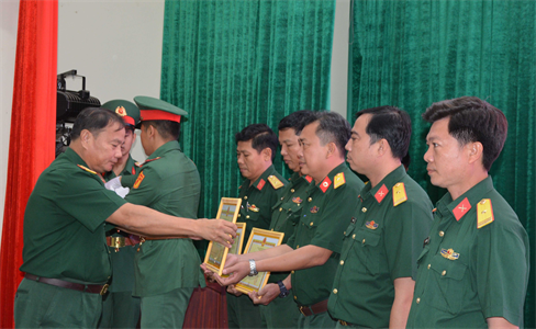 Đảng ủy Quân sự tỉnh Tây Ninh tổng kết 10 năm thực hiện chiến lược bảo vệ Tổ quốc trong tình hình mới