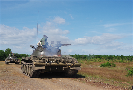 Lữ đoàn 26 kiểm tra bắn đạn thật cho thành viên kíp xe năm 2022