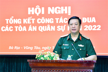 Tòa án Quân sự Trung ương tổng kết công tác thi đua các Tòa án Quân sự năm 2022