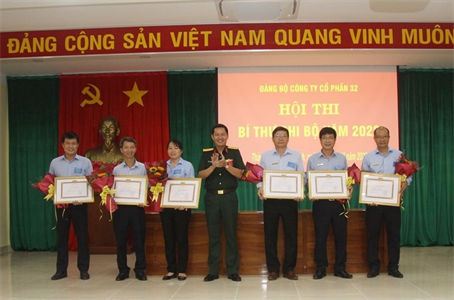 Công ty Cổ phần 32, Tổng cục Hậu cần tổ chức Hội thi Bí thư chi bộ năm 2022