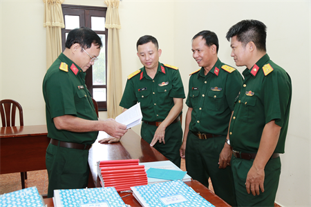 Đoàn kiểm tra 1339 Ban Thường vụ Đảng ủy Quân khu kiểm tra Chi bộ Tòa án Quân sự Quân khu