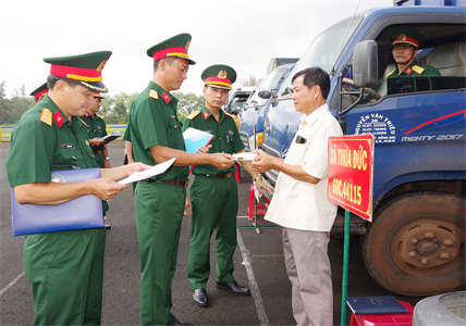 Huyện Cẩm Mỹ, tỉnh Đồng Nai coi trọng động viên phương tiện kỹ thuật phục vụ nhiệm vụ quốc phòng
