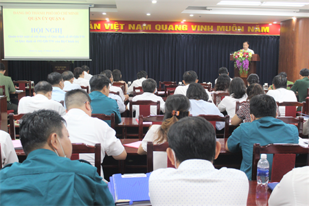 Quận 6 quán triệt các quy định của Bộ Chính trị về tổ chức Đảng trong Quân đội, Công an