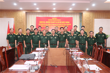 Hội đồng Khoa học Quân sự Quân khu: Đánh giá, nghiệm thu đề tài cấp Bộ quốc phòng