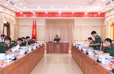 Quân khu 7 thẩm định các dự án, công trình xây dựng cơ bản năm 2023