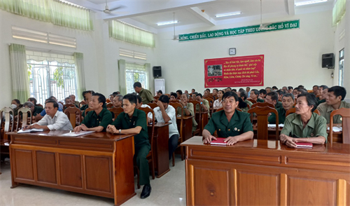 Huyện Đạ Tẻh, tỉnh Lâm Đồng: Bồi dưỡng chính trị và nghiệp vụ cho cán bộ Hội Cựu chiến binh