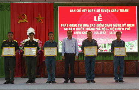 LLVT huyện Châu Thành, tỉnh Long An phát động phong trào thi đua cao điểm