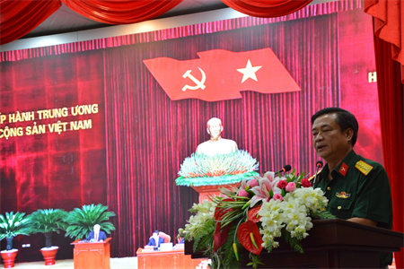 Đảng ủy Quân sự tỉnh Tây Ninh thông báo nhanh kết quả Hội nghị Trung ương 6, khóa XIII
