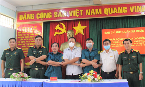 Ban CHQS Quận 6 phát động thi đua chào mừng kỷ niệm 50 năm chiến thắng “Hà Nội - Điện Biên Phủ trên không”