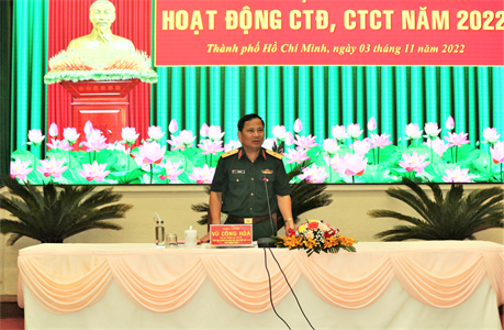 Tổng cục Chính trị kiểm tra, nắm tình hình hoạt động công tác Đảng, công tác chính trị tại Bộ Tư lệnh TPHCM